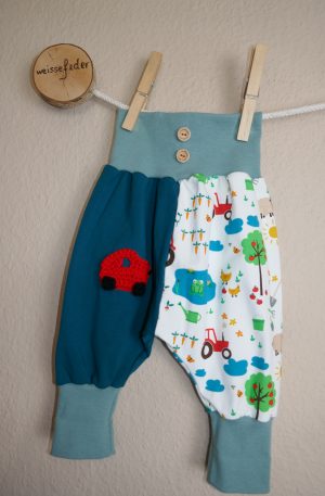 Pumphose – rotes Auto