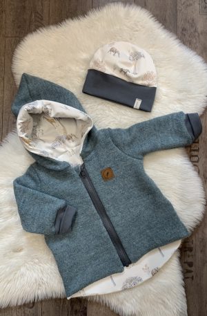 Walkjacke mint meliert