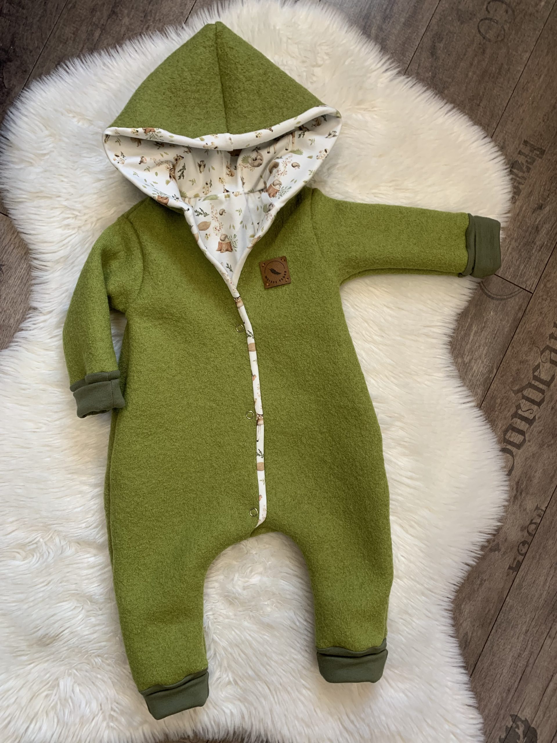 Walkoverall limegrün