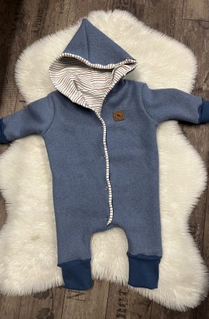 Walkoverall rauchblau