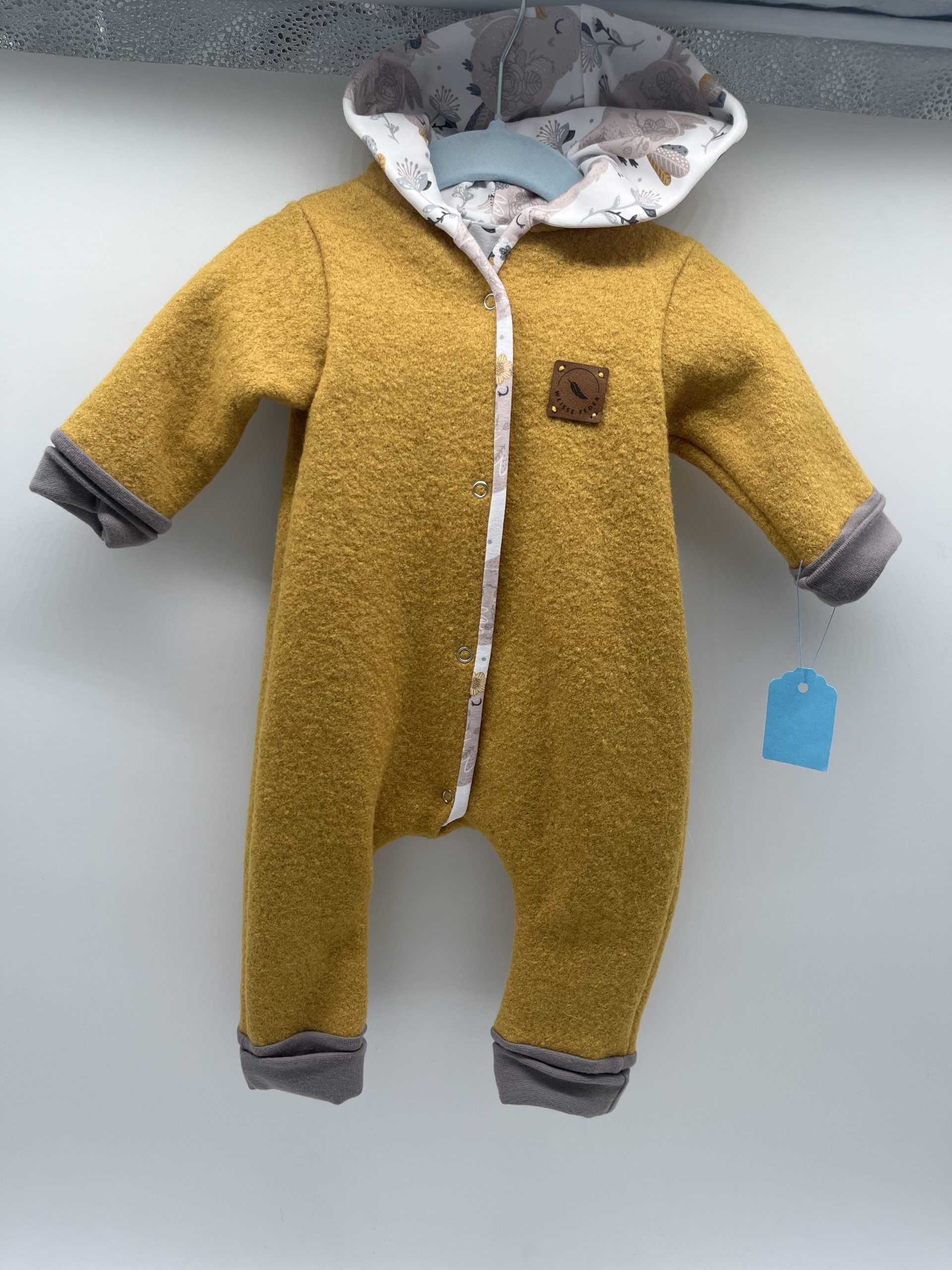 Walkoverall senfgelb