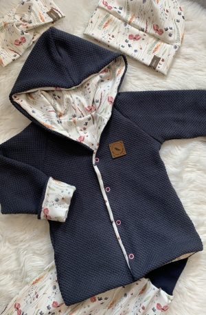 Wendejacke dunkelblau