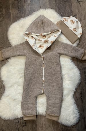 Walkoverall beige meliert